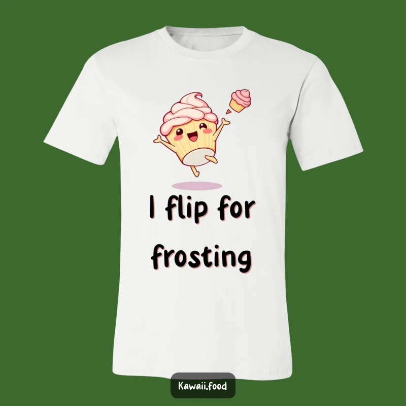 Funny Cupcake Cartwheel T-Shirt: Playful Frosting Acrobatics, Hilarious Dessert Tee