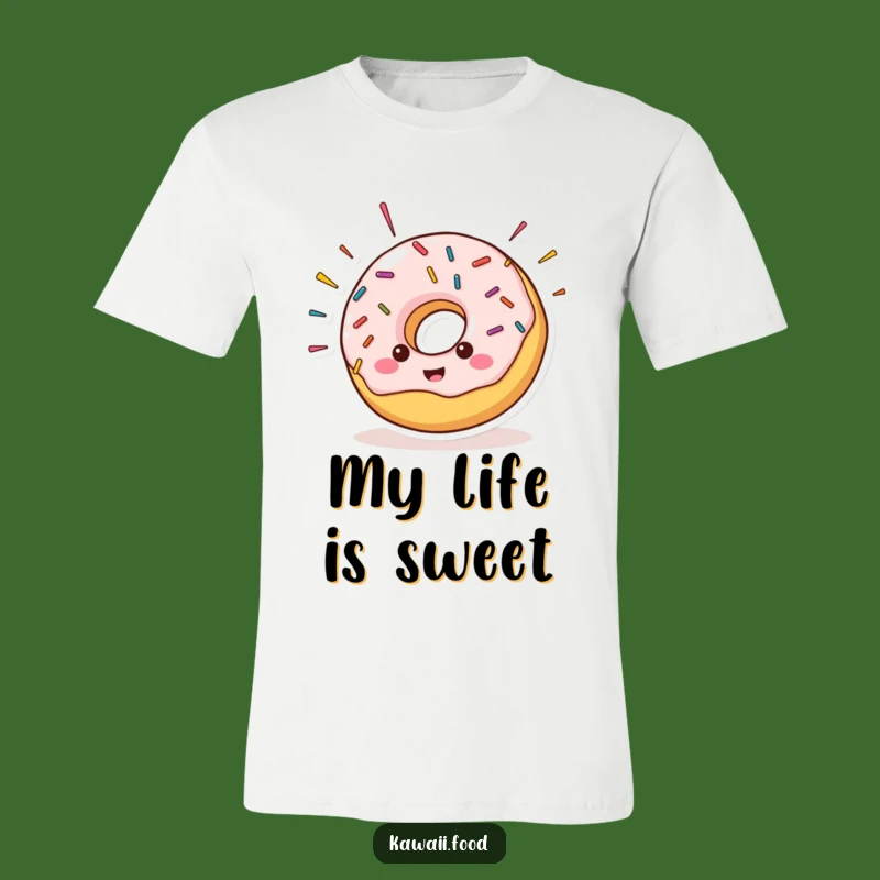 Funny Donut Sprinkle T-Shirt: Hilarious Gift for Dessert Fanatics & Joyful Souls