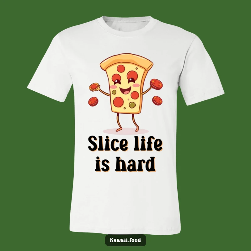 Funny Pizza Juggling T-Shirt: Wearable Humor for Foodie Fun