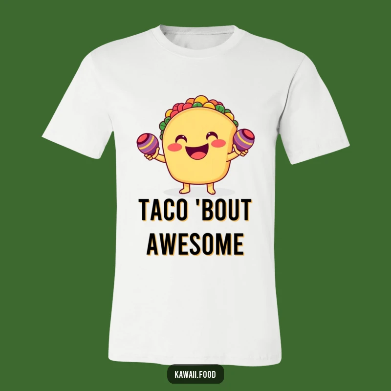 Funny Taco Maracas T-Shirt - Shake It Up with Hilarious Fiesta Style!