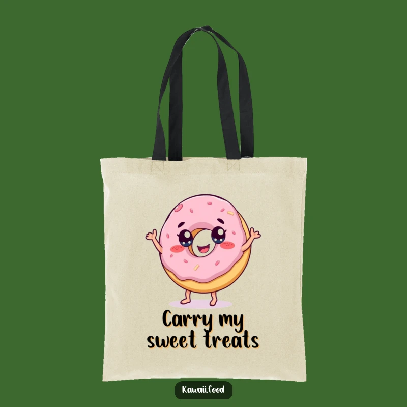 Funny Donut Dance Tote Bag: Carry Your Sweetness with Fun