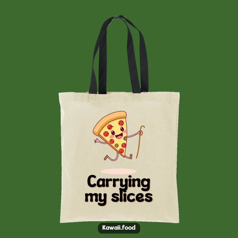 Funny Pizza Spaghetti Skipping Tote Bag - Humorous Accessory for Pizza Lovers on the Go