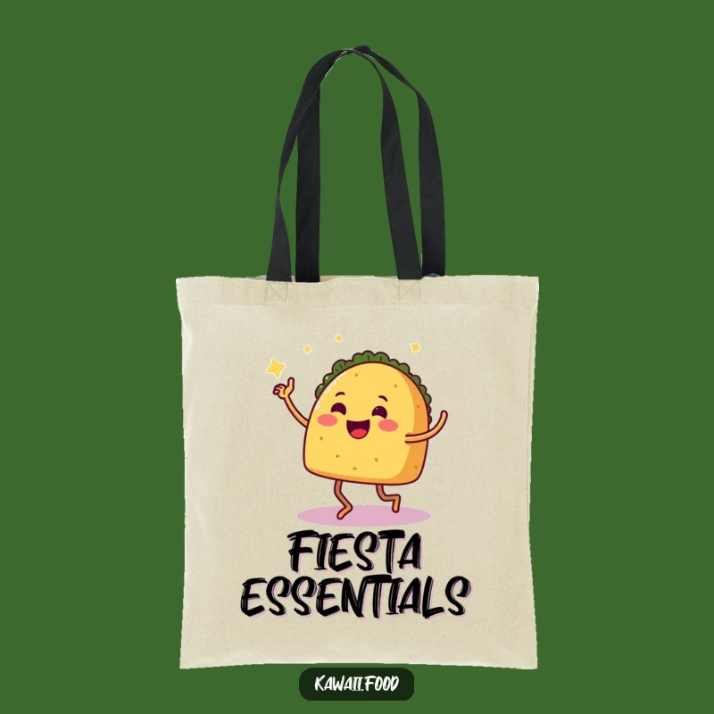 Funny Salsa Taco Tote Bag: Carry Fiesta Fun, Delicious Accessory!