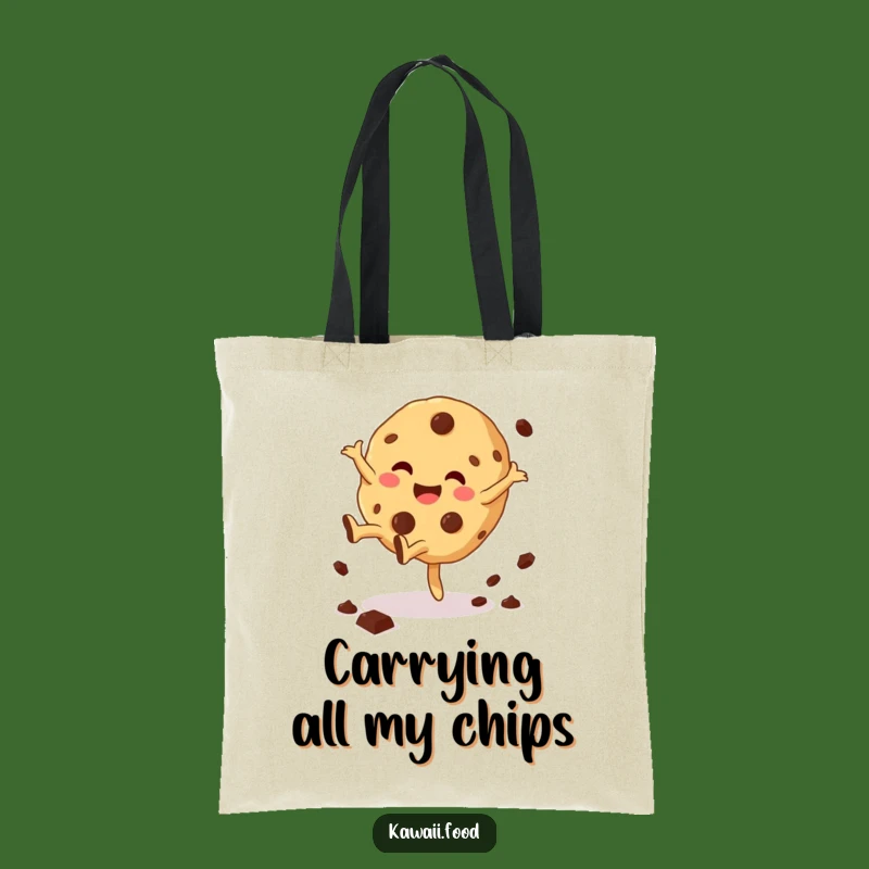 Funny Cookie Cartwheel Tote Bag - Carry Your Fun and Snacks!