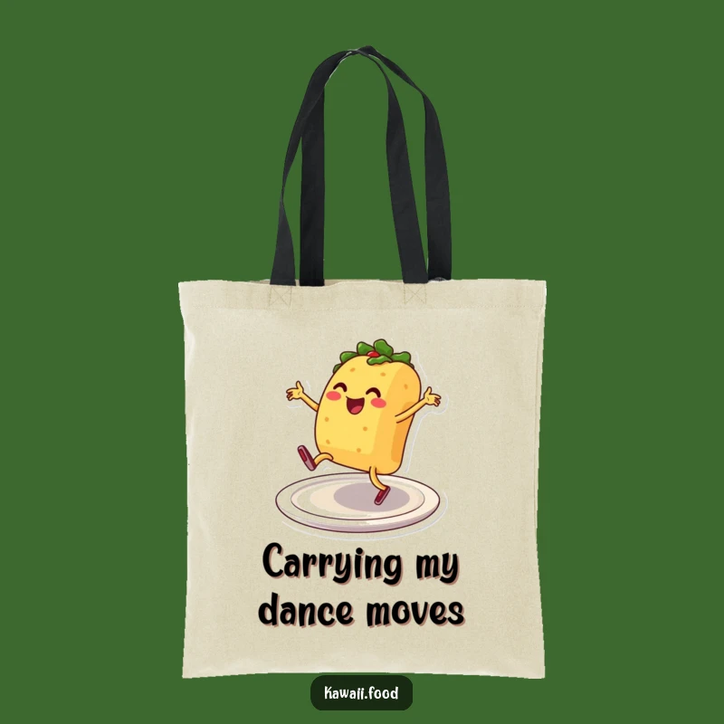 Funny Dancing Taco Tote Bag: Carry the Fiesta, A Perfect Funny Gift!