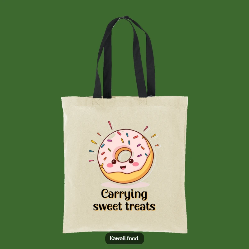 Funny Donut Shopping Tote: Durable & Hilarious Gift for Treat Runs