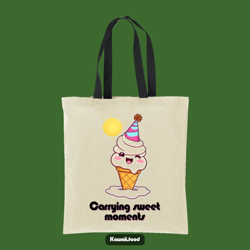 Funny Ice Cream Tote Bag: Stylish, Hilarious Accessory for Summer Days