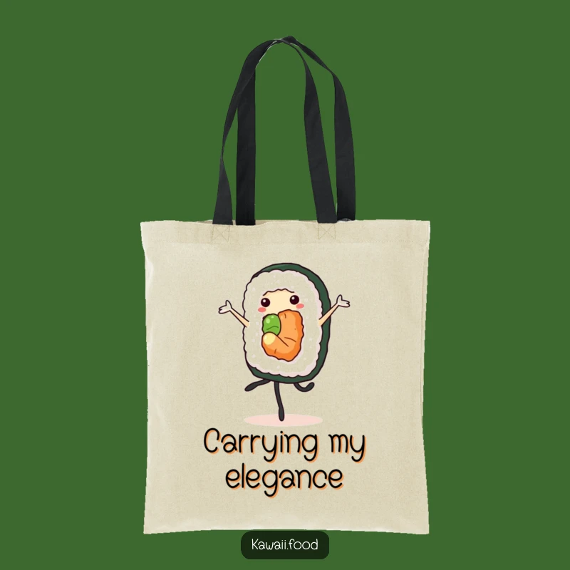 Funny Sushi Roll Tote Bag: Carry Elegance, A Perfect Funny Gift!