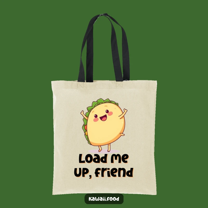 Funny Taco Cartwheel Tote Bag: Carry Your Fiesta with Style