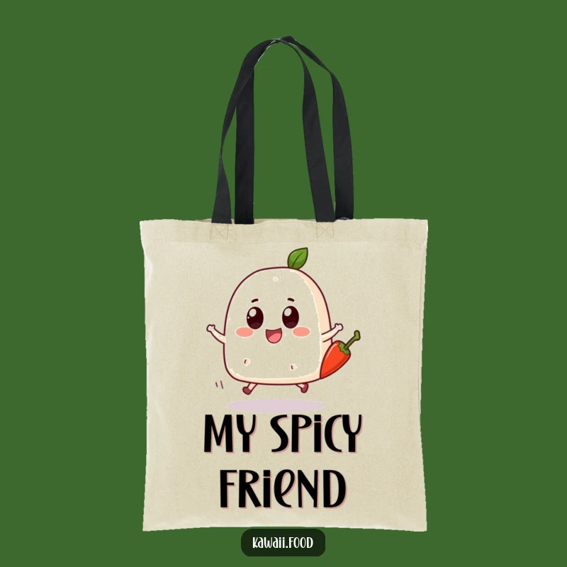 Funny Onigiri Skip Tote Bag: Spice & Go - Perfect Funny Gift